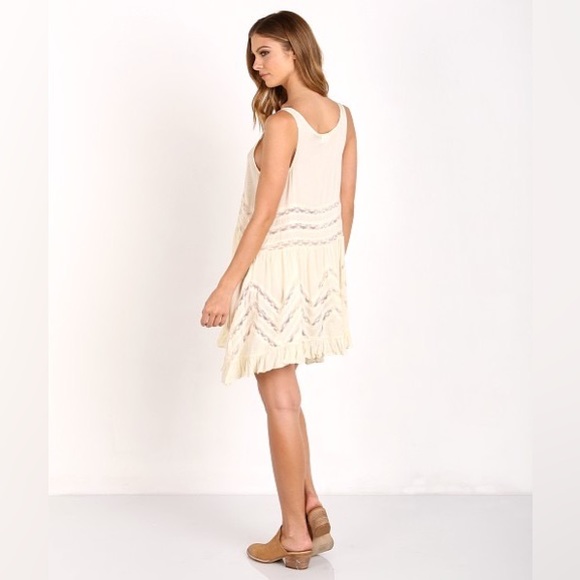 Free People Voile Trapeze Ruffle Tunic Dress NWT! - Picture 4 of 9